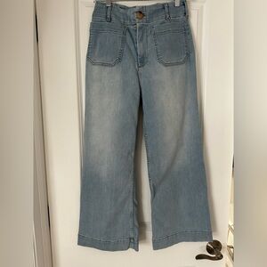 Anthropologie Maeve Light Blue Denim